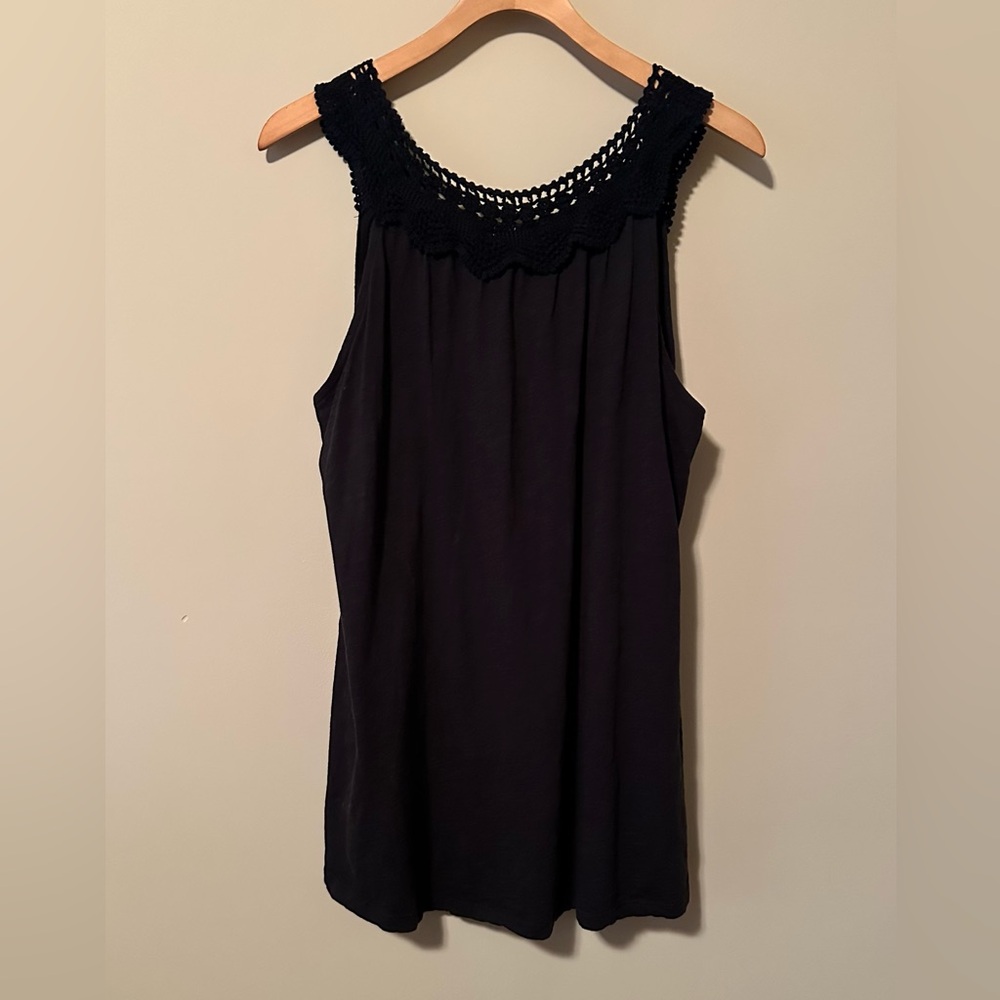 Urban Outfitters Kimich Blue Scoop Neck Sleeveless Top - Picture 4 of 5